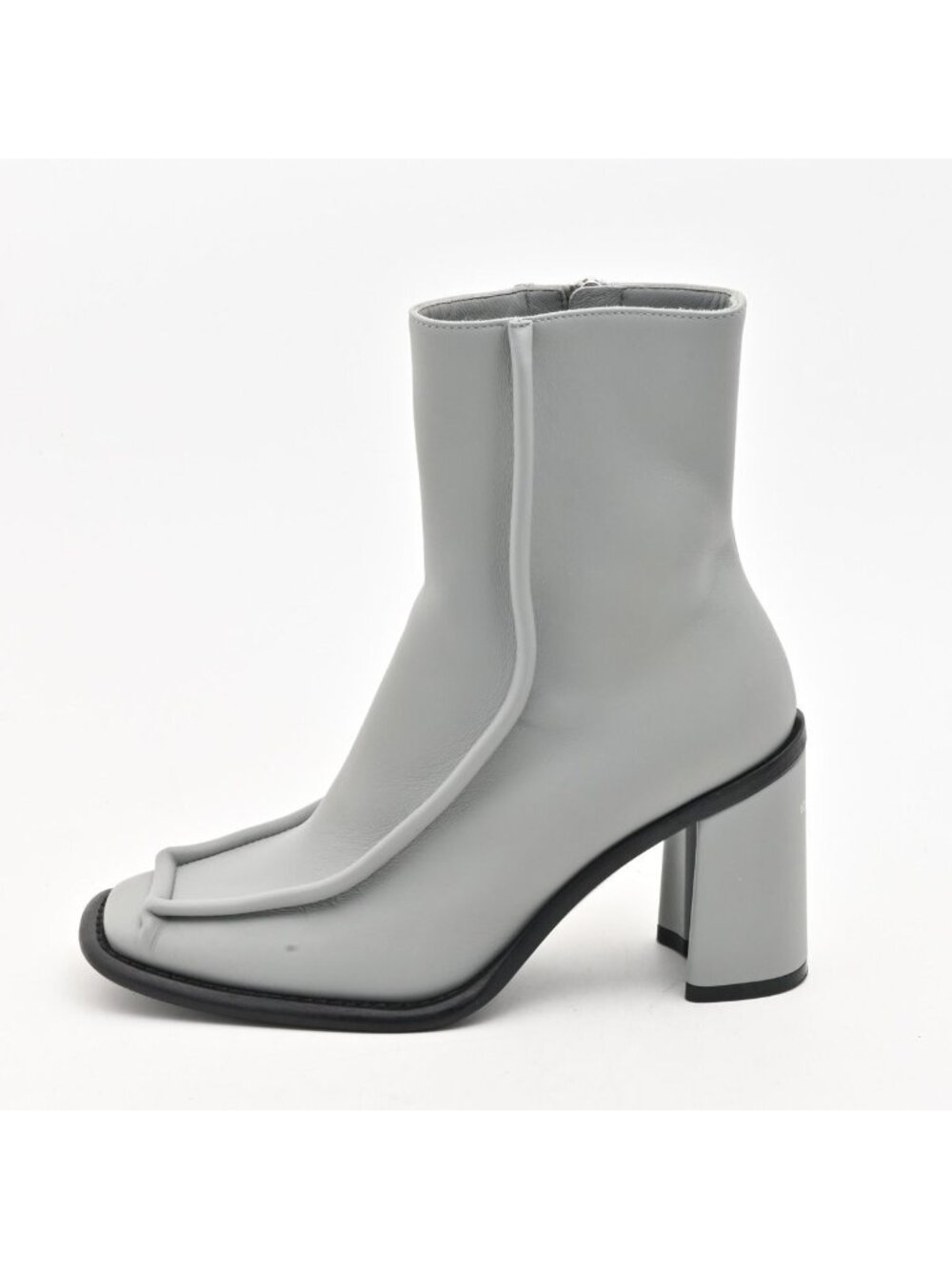 Louis Vuitton Short Boots Berlin Line Leather Ankle Gray